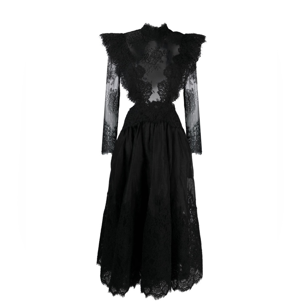 ZIMMERMANN , Sensory lace flared dress size 1